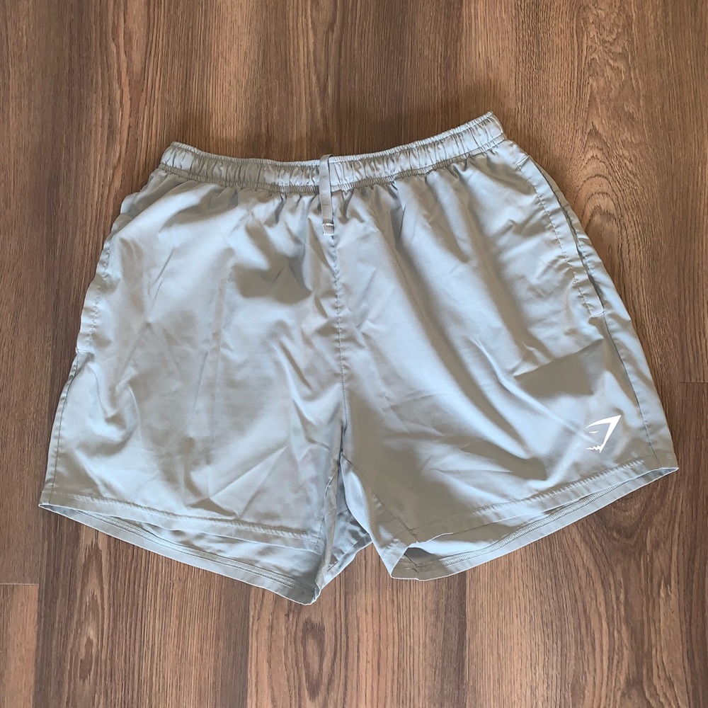 Gymshark Light Gray Athletic Shorts